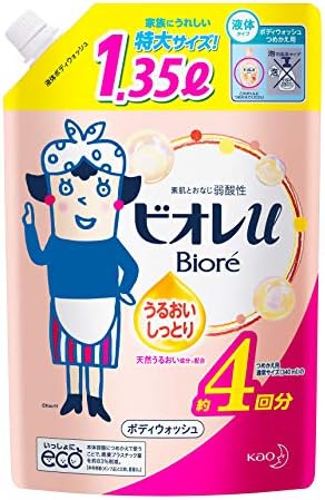 Large Capacity: Biore U, Moisturizing Refill Pack, 45.6 fl oz (1350 ml)