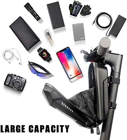 Sac de Trottinette Électrique, Faireach Sac de Rangement pour Scooter Étanche Sacoche Guidon de Grande Capacité pour Xiaomi M365 Segway Ninebot E ES1/ES2/ES3/ES4