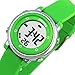 Better line Digital Kids Watch Band with Hourly Chime, Stopwatch, Daily Alarm & Calendar, Water Resistant 30M (Green)