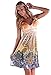 INGEAR Studded Empire Halter Dress (Medium, Yellow)