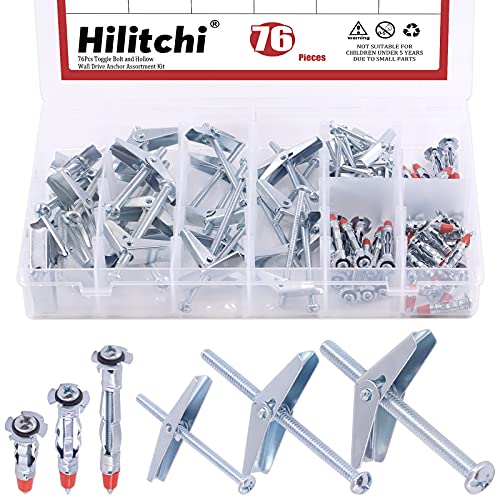 Kit Toggle Bolt E Ancore Da Parete - 76 Pezzi Per Cartongesso E Muri Cavi - Foto 7