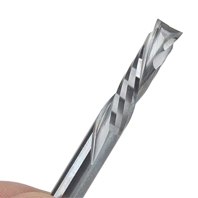 HOZLY 6X25mm UP &amp;DOWN Cut Two Flutes Spiral Carbide Tool Cutters for CNC Router Compression Wood End Mill Bits