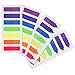 Outus 560 Pieces Page Markers Arrow Flags Tabs Fluorescent Sticky Notes Writable Tabs for Page Marker, 4 Set, 7 Color