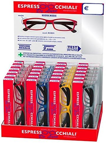 Occhiali da lettura Action di I NEED YOU in plastica nei colori nero rosso  blu 1,00 + 1,50 + 2,00 + 2,50 + 3,00 blu blau +1,00 trasparente grigio  marrone verde e