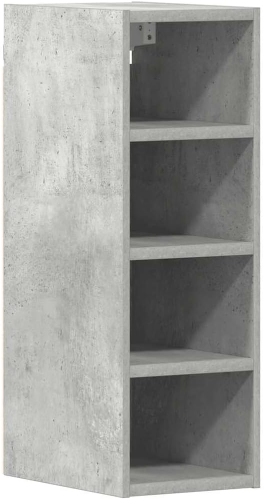 vidaXL Riga Concrete Grey Hanging Cabinet 20x29.5x60 cm Engineered Wood