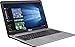 2016 ASUS 15.6 High Performance HD Laptop (Intel Quad Core Pentium N3700 Processor up to 2.4 GHz, 4GB RAM, 500GB HDD, SuperMulti DVD, Wifi, HDMI, VGA, Webcam, Windows 10-silver)
