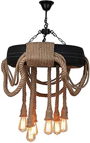 Morewey 北欧 節電する 産業用大麻のロープライト風ショップヴィンテージ服店クリエイティブシャンデリアバーノスタルジック理容室 超目玉 寝室 玄関 廊下照明