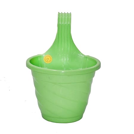 Railing Plastic Pot (Red)