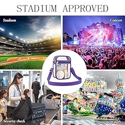 USPECLARE Clear Purse Stadium Transparent Messenger