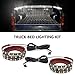 Leeleberd Truck Bed Lights Strip, 2PCS 60'' LED Cargo Waterproof Led Light 12V Truck Kit With On-Off Switch Fuse 2-Way Splitter Cable for Jeep Pickup Truck RV SUV (White)