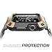 Apple Watch 2 Case, SUPCASE [Unicorn Beetle Pro] Rugged Protective Case with Strap Bands for Apple Watch 2 2016 Edition [Compatible with Apple Watch 42 mm First Generation 2015]( Gold)
