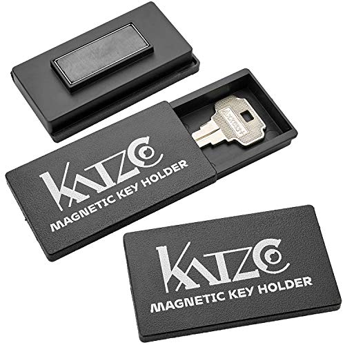 Katzco Key Holder 3 Pack 1.25 x 2.75 Inches Rugged Black