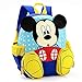 Little Kids Backpack Mouse Foot Pattern Shoulders Bag, Schoolbag, Travel Bag - Blue