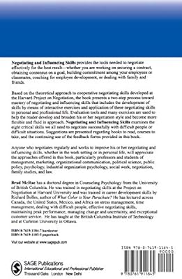 Negotiating And Influencing Skills The Art Of Creating And - 