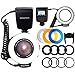 Ring Flash, FOSITAN 48 LEDs Macro Ring Flash Light for Nikon Canon, Macro Photography Light with LCD Display Power Control, 4 Flash Diffusers, 8 Adapter Rings for Nikon Canon DSLR Camera
