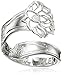 Alex and Ani Spoon Lotus Peace Petals Ring, Size 7-9