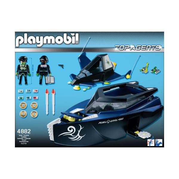 PLAYMOBIL 4882 - Robo-Gangster Turbokampfschiff – Bild 4