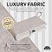 MoBaby Portable Changing Pad, Luxurious Soft-as-Suede Change Clutch, Oeko-TEX Certified, Machine Washable, Chic & Cushioned for Baby, Infant, & Newborn, Coffee Color