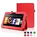 ACdream Kindle Fire HD 7 (2012 Version) Case, Amazon Kindle Fire HD7 (2012 Previous Model) Case - PU Leather Cover Case for Kindle Fire HD 7(2012 Version) with Auto Sleep Wake Function, Red