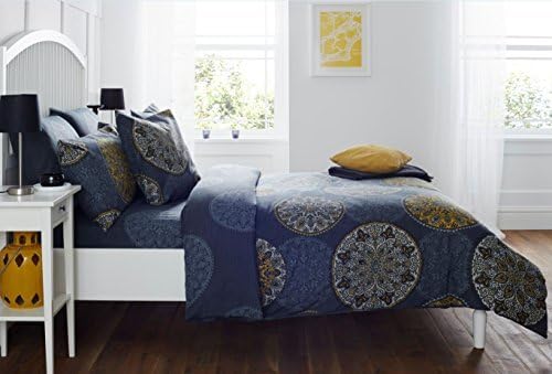 Complete Bedding Set Duvet Cover With Fitted Sheet + Pillowcases Polycotton (Single, Tumble) by Spreme