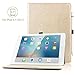 KVAGO iPad Case for New 2018/2017 iPad 9.7 inch -Auto Sleep Wake Smart Case Cover with Pencil Holder for iPad 6th Gen, iPad 5th Gen -Gold