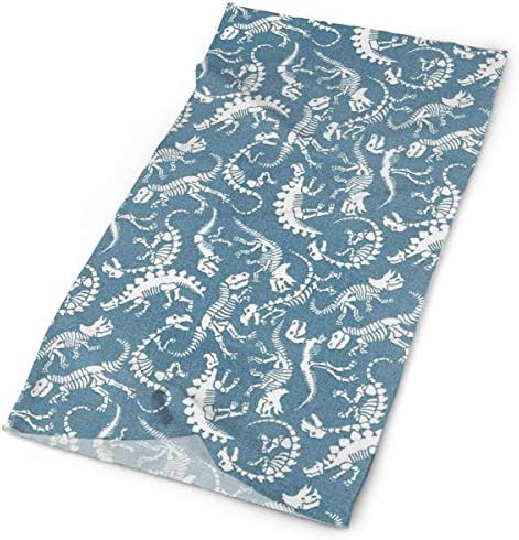 Dinosaur Bones Bandanas Headband Face Mask Cowboy Bandanas Multifuctional For Party Outdoor Sport Cycling Running