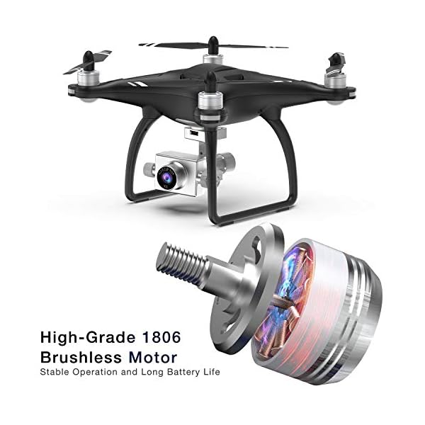 SIMREX X11 GPS Drohne mit 4K HD Kamera 2-Achsen selbststabilisierender Gimbal 5G WiFi FPV Video RC Quadrocopter – Bild 4