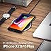 10W Fast Wireless Charger, RISETECH Portable Qi Wireless Charging Pad for Android Samsung Galaxy S9 S8 S8 Plus S7 S7 Edge Note 8 Note 5 and 5W Standard Charge for iPhone X 8 8 Plus Nexus