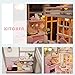 CUTEBEE Dollhouse Miniature with Furniture, DIY Dollhouse Kit Plus Dust Proof and Music Movement, 1:24 Scale Creative Room Idea (Girlish Dream)