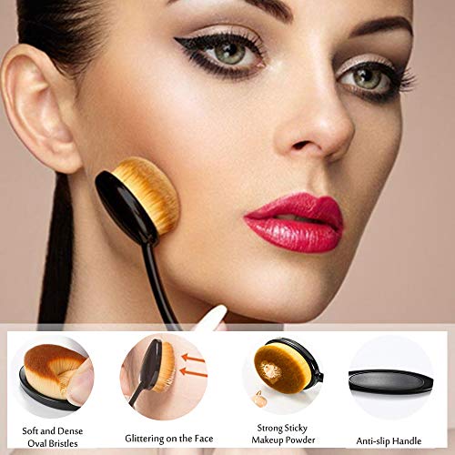 materasu non-latex makeup super soft 2pcs black sponge set blender BB cream,liquid with toothbrush foundation under 5 dollars …