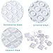 Rubber Feet, AUSTOR 304 Pieces Clear Adhesive Bumper Pads Self Stick Furniture Bumpers Buffer Pads, 6 Sizes for Doors, Cabinets, Drawers