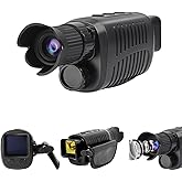 Gaderth Night Vision Monocular,1080p Infrared Monocular,7-Level Adjustable Long Distance Digita Monocular,R7 Digital Full High Defini Night Vision Goggles for Hunting, Camping, Travel