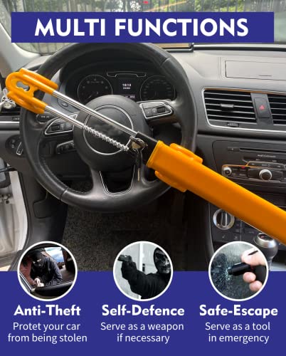Dodomes Steering Wheel Lock for Cars, Wheel Lock, Anti-Theft Car Device ...