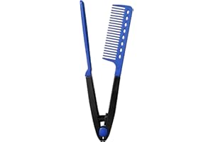 Straightening Comb | V Hair Styling Comb | Heat-Resistant V Hair Styling Straightener Combs | Wet Dry Hairs Straightening Bru