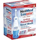 NeilMed Sinugator Cordless Pulsating Nasal Wash with 30 Premixed Packets
