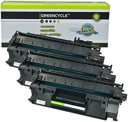 3 Pack Remanufactured Replacement Laser Toner Cartridge for Hewlett Packard CE505A (HP 05A) Black