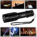 UOOTO Cree LED Tactical Flashlight - 5 Modes - Water-Resistant Handheld Flashlights & Zoom Function Tac Light for Camping, Hiking, Cycling, and Emergency Search Missions