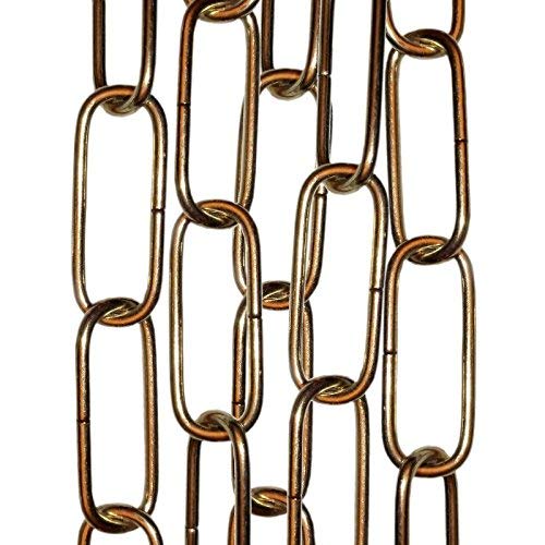 3 Pack (3x50cm) Lighting Pendant, Mirror or Picture Suspension Chain in Polished Brass Finish