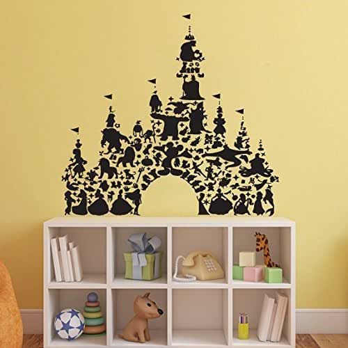 Disney Castle Wall Decal Mickey Mouse Wall Sticker Princess