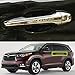 Chrome Outer Side Car Door Handle Cover Emblem Trim Molding Fit for Toyota Highlander 2015