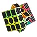 Dreampark Speed Cube Bundle [4 Pack] 2x2 3x3 Pyramid Skew Carbon Fiber Sticker Smooth Magic Cube Puzzle Toy