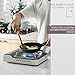 PRANZOELITE 2-Piece Nonstick 8 inch & 11Inch Frying Pan Set/Induction Frying Pans/Skillet Pan Set, Cookware Pan,Dishwasher Safe,BlacK