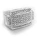 925 Silver Band Micropave CZ AAA Crystal Ring