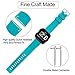 Tobfit Sport Bands Compatible with Fitbit Versa 2/Versa/Versa Lite/Versa SE, Soft TPU Wristbands Accessories for Women Men, Rose Gold, Small