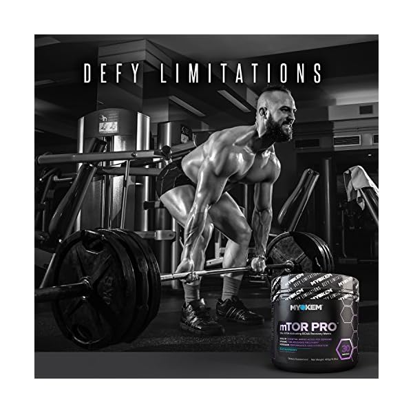 Myokem-mTOR-PRO-Complete-Post-Intra-Workout-BCAA-Amino-Acid-Supplement-Muscle-Growth-Recovery-Energy-Drink-with-BCAAs-EAAs-Leucine-Valine-Isoleucine-Electrolytes-Blue-Raspberry-30-Servings Myokem mTOR PRO Complete Post & Intra Workout BCAA Amino Acid Supplement | Muscle Growth Recovery Energy Drink with BCAAs, EAAs, Leucine, Valine, Isoleucine, Electrolytes | Blue Raspberry, 30 Servings