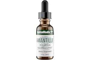 NutraMedix Amantilla Tincture - Valerian Root Extract for Stress Support - Promote Overall Sense of Calm with Valerian Root - Vegan Supplement for Enhanced Slumber (1oz / 30ml)