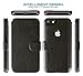 Lockwood iPhone 6s Plus / 6 Plus | Flip Wallet Card Case | Faux Leather | Vintage Black | (5.5 Inch) | Ultra Slim & Light