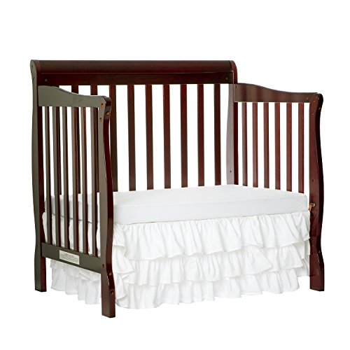 Dream On Me 4 in 1 Aden Convertible Mini Crib, Espresso