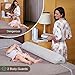 Bed Rails Bumpers for Toddlers, (2-Pack) Olarhike Inflatable and Water-Resistant Baby Safety Bed Rail Pillow Guard Bumpers for Home, Travel