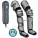 Perfecore Leg Massager with Heat Air Compression for Circulation and Muscle Relaxation - Adjustable Foot and Calf Massager with 3 Pressure Levels & 7 Modes - Small Knee Grey